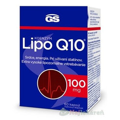 GS Koenzým Lipo Q10, 100 mg, 60 kapsúl