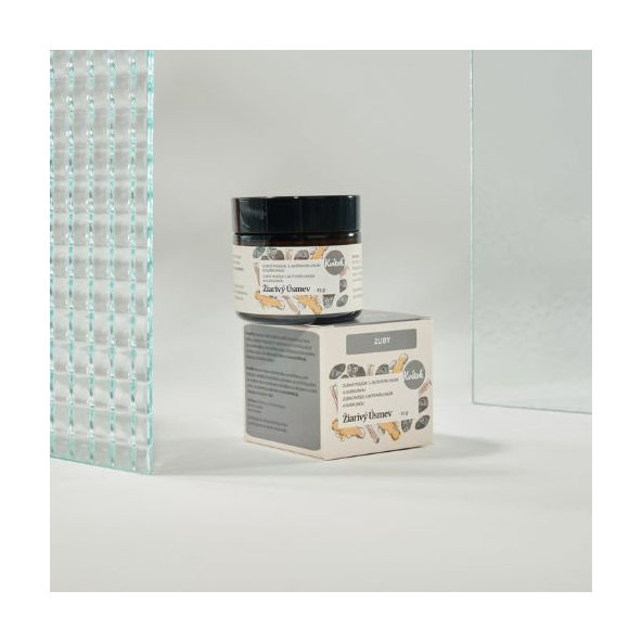 Zubný prášok Žiarivý úsmev Kvítok 25 g