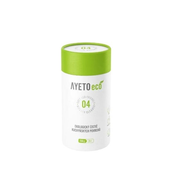 Ekologický čistič kuchynských povrchov - prášok Ayeto Eco 250g