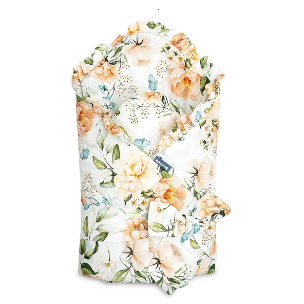 SENSILLO Zavinovačka s volánikom pivonka bavlna 75x75 cm