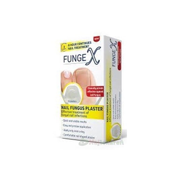 FungeX Náplasť na mykózu nechtov, 1x14 ks