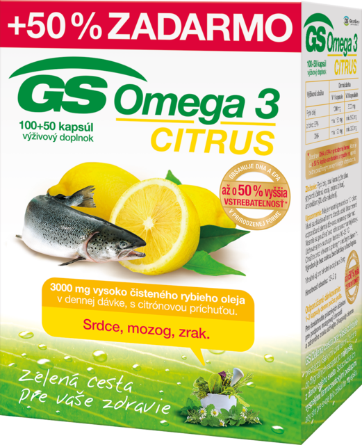 E-shop GS Omega 3 CITRUS 2015 100+50tbl