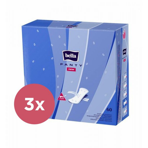 3x BELLA Panty new 60 ks - slipové vložky