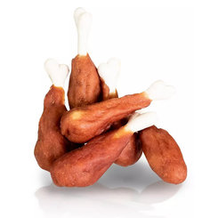 Maškrta pre psy KID DOG Kačacie stehno na kalciovej kostičke 250g