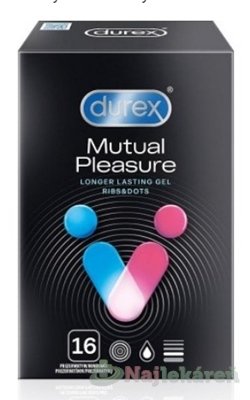 E-shop DUREX Mutual Pleasure, kondóm s benzokaínom, 10ks