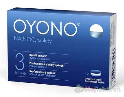 E-shop OYONO NA NOC- podpora zdravého spánku, 12tbl