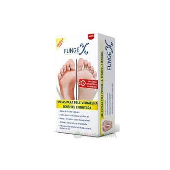 FungeX Jednorazové ponožky na podráždenú pokožku, 1 pár