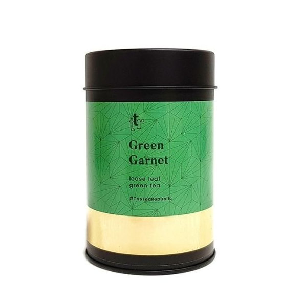 Sypaný čaj Green Garnet v dóze The Tea Republic 75g