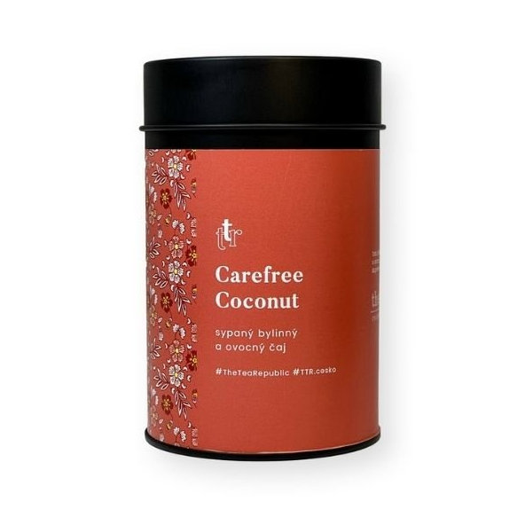 Sypaný čaj Carefree Coconut v dóze The Tea Republic 75g