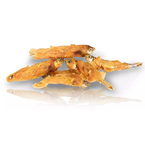 Maškrta pre psy KID DOG Sea Sunfish Rybičky s kuracím mäsom 250g