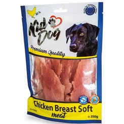 Maškrta pre psy KID DOG mäkké kuracie prsia 250g