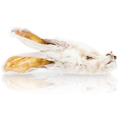 Maškrta pre psy KID DOG Králičie uši so srsťou 500g