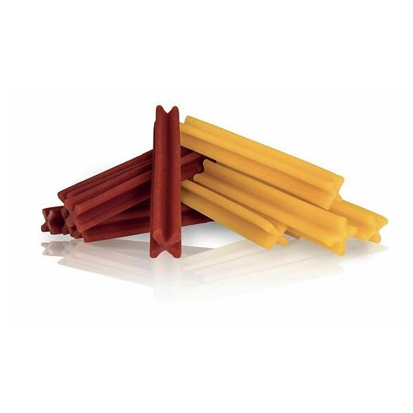 Maškrta pre psy KID DOG Dentálne tyčinky mix kura + propolis / jahňa + petržlen 250g