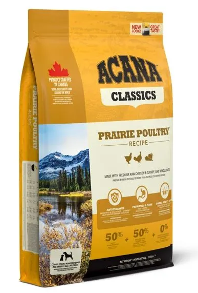 E-shop ACANA Recipe Prairie Poultry granule pre psy 9,7kg