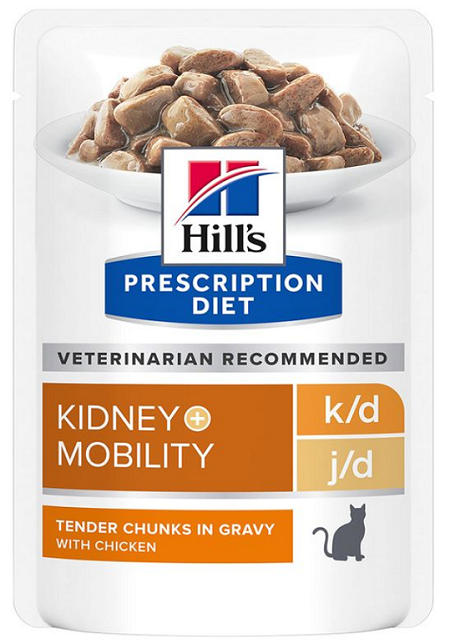 HILLS PD Feline k/d + Mobility KAPSIČKA pre mačky 12 x 85 g