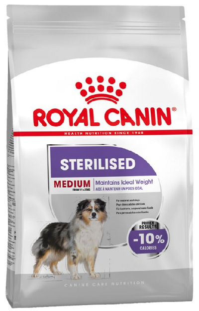 E-shop Royal Canin CCN Medium Sterilised granule pre kastrované psy 3kg