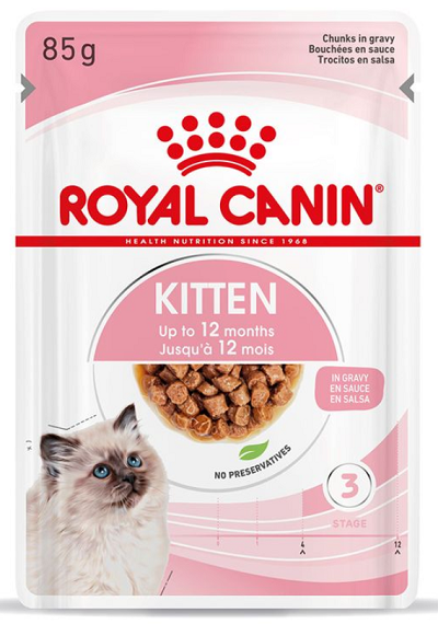 E-shop Royal Canin KITTEN INSTINCTIVE kapsičky v omáčke pre mačiatka 12 x 85g