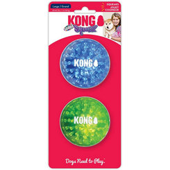 Hračka pre psy Kong Dog Squeezz Geodz 2 pcs Assorted Lopty, TPR, L