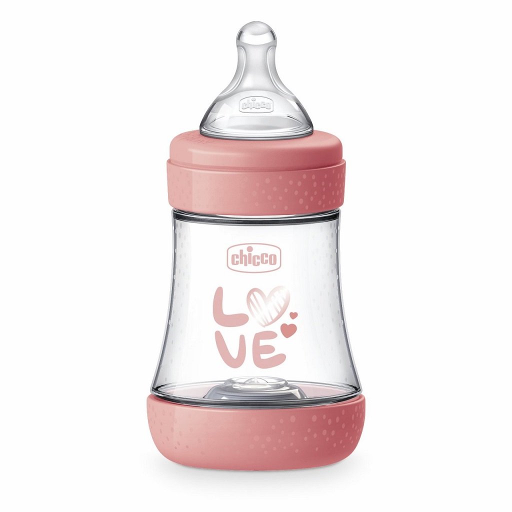 E-shop CHICCO Fľaša dojčenská Perfect5 silikón 150ml dievča