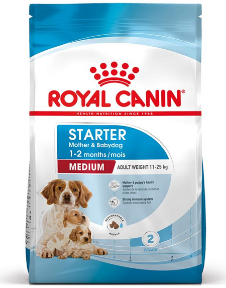 E-shop Royal Canin SHN MEDIUM STARTER M&B granule pre psy 4kg