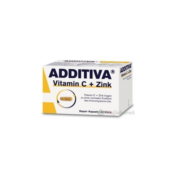 ADDITIVA Vitamín C+ Zinok 80 kapsúl