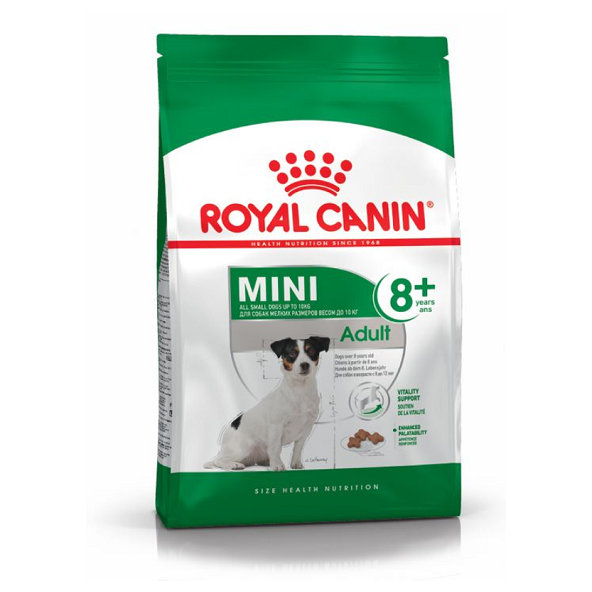 Royal Canin SHN MINI ADULT 8+ granule pre psy malých plemien 800g