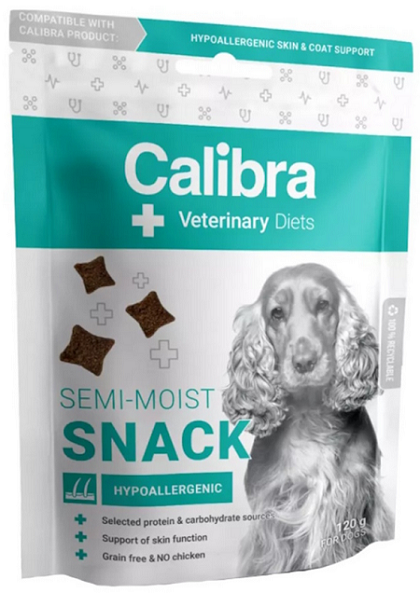 Maškrta pre psy Calibra VD Semi-Moist Dog Hypoallergenic 7 x 120 g