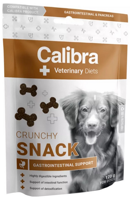 E-shop Maškrta pre psy Calibra VD Crunchy Dog Gastrointestinal 6 x 120g