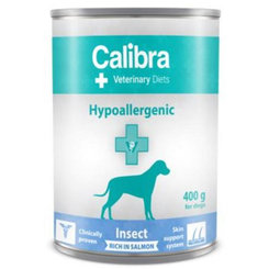 Calibra VD Dog Hypoallergenic Insect&Salmon konzervy pre psy 6 x 400g