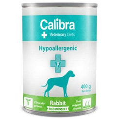Calibra VD Dog Hypoallergenic Rabit&Insect konzervy pre psy 6 x 400g