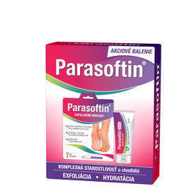 Parasoftin Exoliačné návleky + Parasoftin krém na päty 40ml