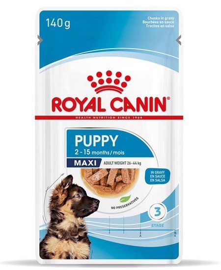 E-shop Royal Canin SHH WET MAXI PUPPY kapsičky pre šteňatá veľkých plemien psov 10 x 140g