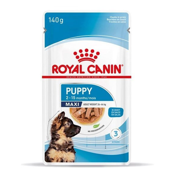 Royal Canin SHH WET MAXI PUPPY kapsičky pre šteňatá veľkých plemien psov 10 x 140g