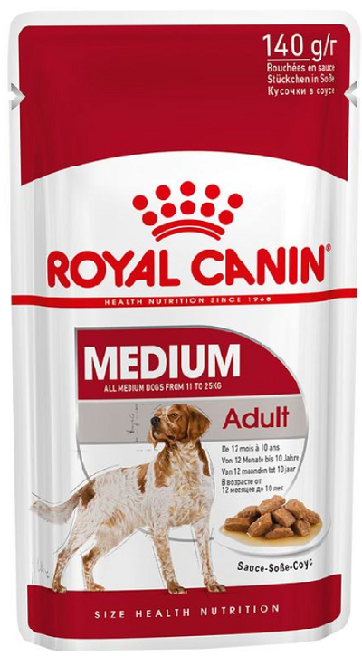 E-shop Royal Canin SHN WET MEDIUM ADULT kapsičky pre psy 10 x 140g