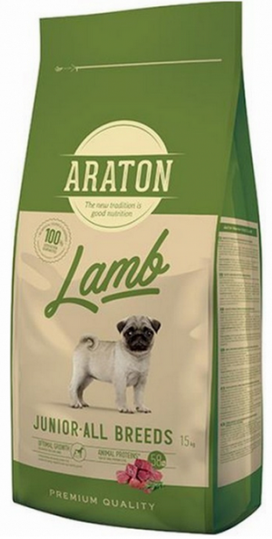ARATON dog junior lamb granule s jahňacím mäsom pre psy 15kg