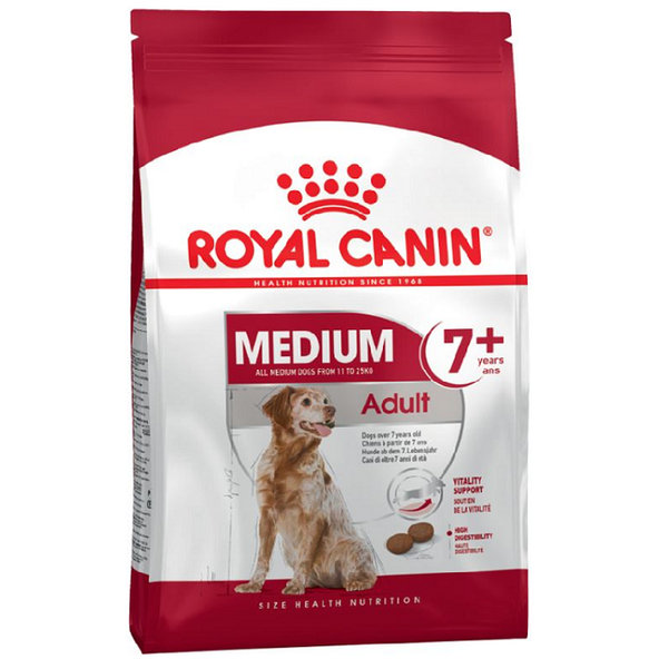 Royal Canin SHN MEDIUM ADULT 7+ granule pre stredne veľké psy od 7 rokov, 4kg