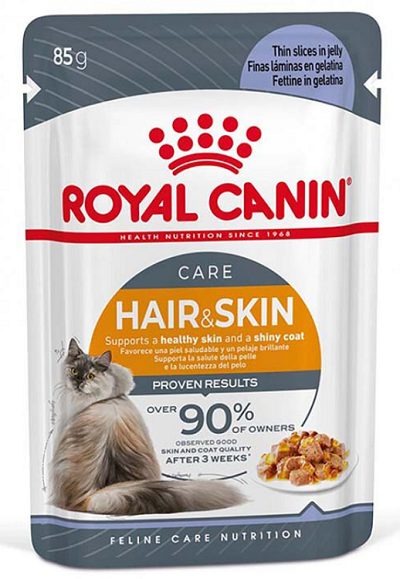 E-shop Royal Canin Hair & Skin Care kapsičky v šťave pre mačky 12 x 85g