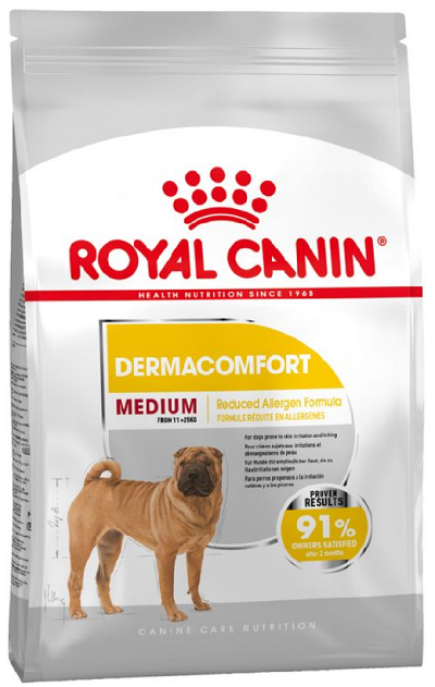 E-shop Royal Canin CCN Medium Dermacomfort granule pre psy s citlivou pokožkou 3kg