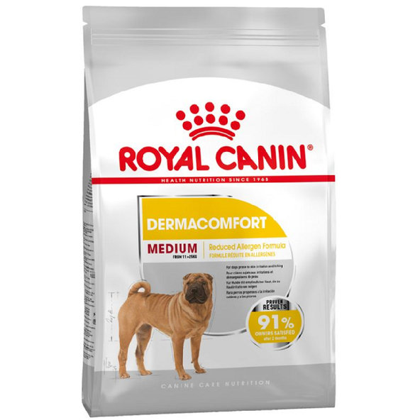 Royal Canin CCN Medium Dermacomfort granule pre psy s citlivou pokožkou 3kg