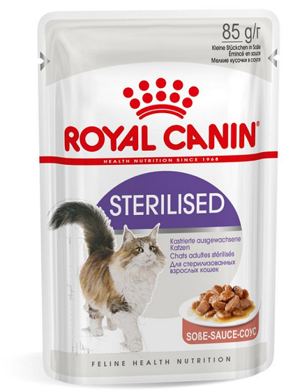 E-shop Royal Canin STERILISED kapsičky pre kastrované mačky 12 x 85g
