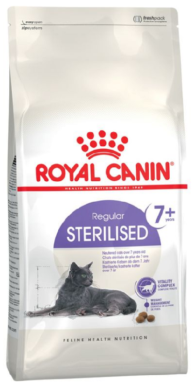 E-shop Royal Canin FHN STERILISED +7 granule pre staršie kastrované mačky 1,5kg