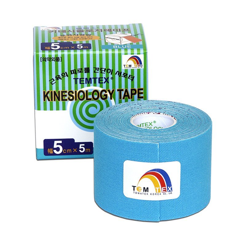 E-shop TEMTEX KINESOLOGY TAPE tejpovacia páska, 5cmx5m, modrá ,1ks
