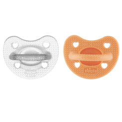 CHICCO Cumlík Physio Luxe orange/gray 6-16m, 2ks