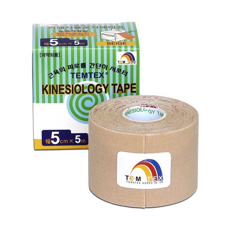 E-shop TEMTEX KINESOLOGY TAPE tejpovacia páska, 5cmx5m, béžová 1ks