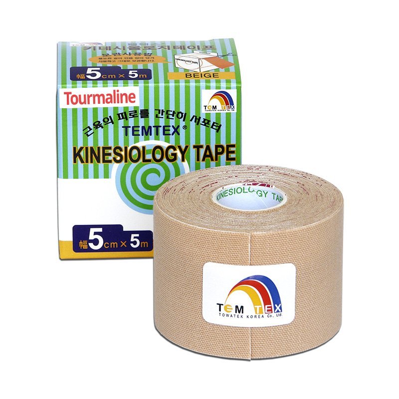 E-shop TEMTEX KINESOLOGY TAPE TOURMALINE tejpovacia páska (5cmx5m) béžová 1ks