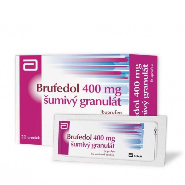 E-shop Brufen INSTANT 400 mg šumivý granulát proti bolesti a horúčke 20 ks