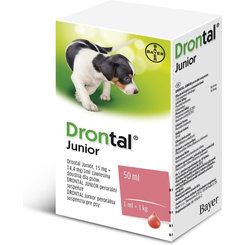 Drontal Junior roztok na odčervenie šteniat 50ml