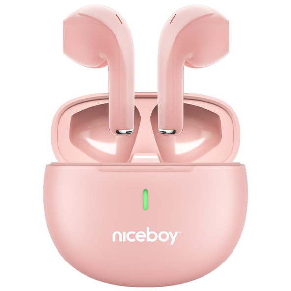HIVE Beans POP ružová TWS slúch. Niceboy