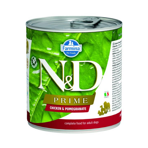Farmina N&D dog PRIME chicken & pomegranate konzerva pre psy 285g