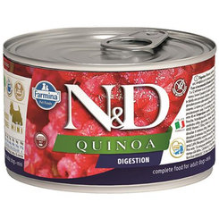Farmina N&D dog QUINOA digestion mini konzerva pre dospelé psy 140g